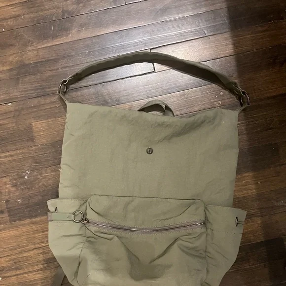 lululemon athletica | Bags | Lululemon Olive Green Backpack  display picture 1